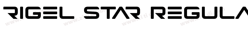 rigel star Regula字体转换